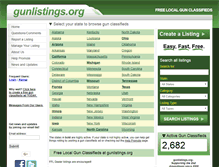 Tablet Screenshot of gunlistings.org